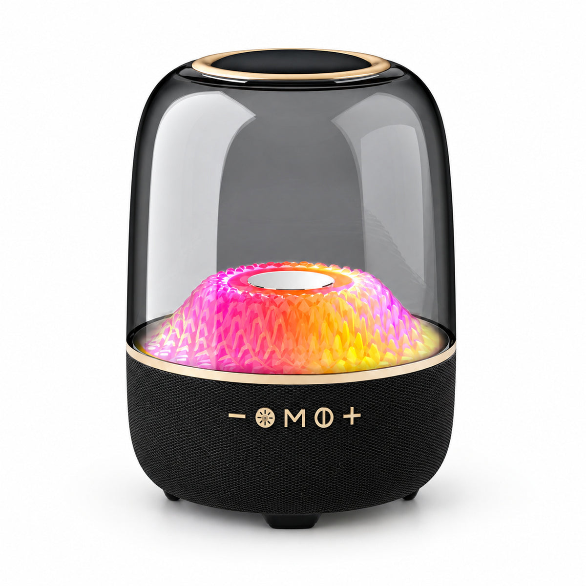 40W Bluetooth Speaker with RGB Light Dome, Black